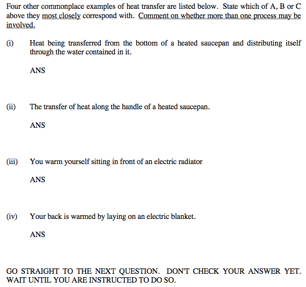 Heat Transfer Questions and Answers